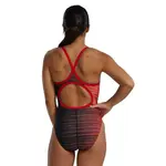 Купальник TYR Durafast Elite Diamondfit Speedwarp, красный - фото 2