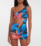 Мини-юбка с принтом Double Ring Louisa Ballou, Lunar Bloom - фото 2