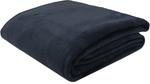 Мягкое одеяло  Zollner, темно-синий - фото