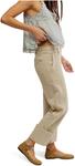 Брюки Free People Parkway Cuffed Trousers, Natural Combo - фото 2