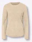 Вязаный свитер Classic Basics "Пуловер", слоновая кость - фото 4