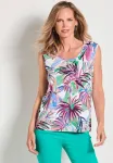 Druckmit palmen top Goldner, Colourful Patterned - фото