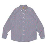 Рубашка Human Made Heart Gingham Check Shirt, Navy - фото