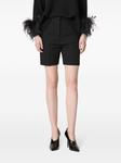 Valentino Garavani шорты с жатым эффектом, черный - фото 3