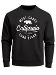 Neverless Свитшот 'California Bear' в черном цвете - фото