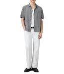 Рубашка AllSaints Tawney Short Sleeve Shirt, Black 1 - фото 5