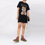 MOSCHINO Женское черное платье с коротким рукавом - фото 4