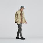 CAT Мужская рубашка цвета хаки - фото 8