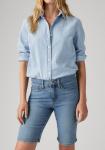 Узкие джинсы LEVI'S  Shaping Bermuda, Blue Denim - фото 3