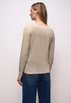 Топ Street One Long sleeved top, Beige - фото 3