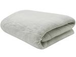 Мягкое одеяло Zollner 00000069, серебро - 220 х 240 см - фото