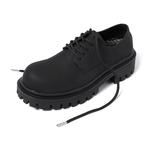 GZZ Туфли мужские низкие, черные - фото