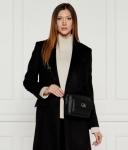 Сумка-мессенджер женская Calvin Klein с внешним карманом и монограммой, черный - фото 2