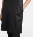 Мини-платье из ситца Toteme, черный - фото 5