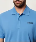 Поло E-SMALL BOX SS relaxed fit Napapijri, синий - фото 4