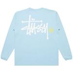 Лонгслив Stussy Gear Basic Logo 'Light Blue', синий - фото 2