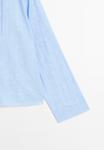 Блуза Massimo Dutti GARMENT WITH SEAM DETAILS, Blue - фото 7