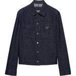 Куртка деним Chevron PRADA, темно-синий синий - фото 3