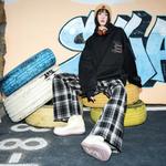 Свитшот Unisex Dnnnnx, черный (с флисовой подкладкой и утепленный) - фото 4