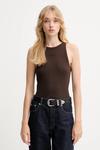 Топ Gestuz, коричневый - фото