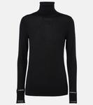 Укороченный шерстяной свитер Chloé, черный - фото