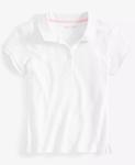 Рубашка поло с коротким рукавом для больших девочек Nautica, белый - фото 4