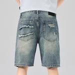 Джинсовые шорты унисекс Maserati, Washed Color - фото 8