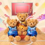 Плюшевая кукла CBA Jersey Bear высотой 34 см Bitter purchase - фото 4