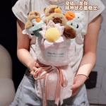 Плюшевая кукла буддийский капибара букет высота 40см Runcan - фото 6