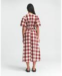 Женское миди-платье Rowley ST MRLO, Berry gingham - фото 5