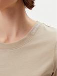 Футболка обычного кроя Logo J20J225540 Calvin Klein Jeans, бежевый - фото 4