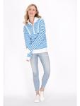 Пуловер usha BLUE LABEL Sweater, цвет Blue Stripes - фото 2