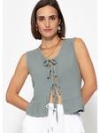 Топ SASSYCLASSY, серый - фото