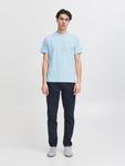 Рубашка Casual Friday  CFJASPER mélange tee with chest pocket, цвет mottled blue - фото 2