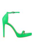 Сандалии Stuart Weitzman, зеленый - фото