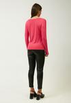 Топ с длинными рукавами BATWING SLEEVED TEE INFLUENCER, розовый - фото
