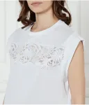 Футболка Regular fit Twin-Set, белый - фото 4