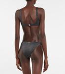 Украшенные плавки бикини Stella McCartney, черный - фото 3