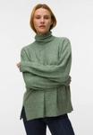 Джемпер Vero Moda VMDOFFY ROLL NECK, Laurel Wreath/Mottled Green - фото