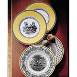 Набор тарелок глубоких Villeroy & Boch Audun, 6 предметов, 24,2 см, желтый/черный - фото 3