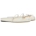 GUCCI Horsebit закрытые тапочки Women's Ecru - фото 4