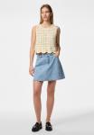 Юбка Pieces PCABBI A SHAPE SKIRT, Light Blue Denim/Light-Blue Denim - фото 2