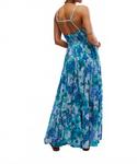Dream Weaver Maxi Dress In Teal Combo Free People, Teal Combo - фото 2