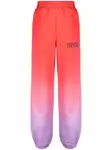 Спортивные брюки с эффектом градиента Versace Jeans Couture, красный - фото