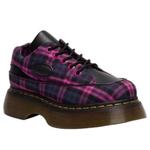 (WMNS) Ботинки Dr. Martens BUZZ 5-EYE Tartan Lace Up 'Black Pink Multi' - фото 5