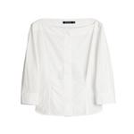 ELLE Рубашка Women's White Boat neck Moderate - фото