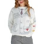 Графический свитшот HUMAN MADE, белый - фото 5