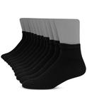 Мужские носки Ultimate Ankle Socks, 12 пар Hanes, черный - фото