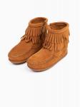 Minnetonka Ботинки 'Double fringe' в цвете Cognac - фото 6