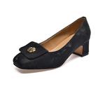 Туфли на высоком каблуке 5 см, женские Devanro, Green - фото